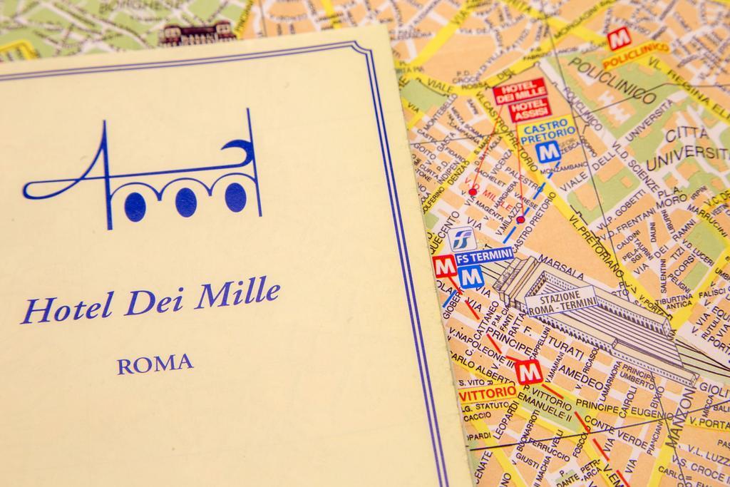 Hotel Dei Mille Roma Exterior foto
